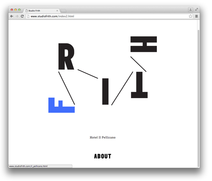 Studio Frith website 4