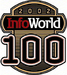 <cite>InfoWorld 100 </cite>logo