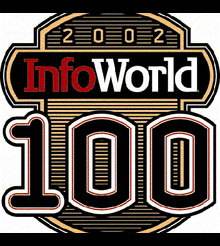 <cite>InfoWorld 100 </cite>logo