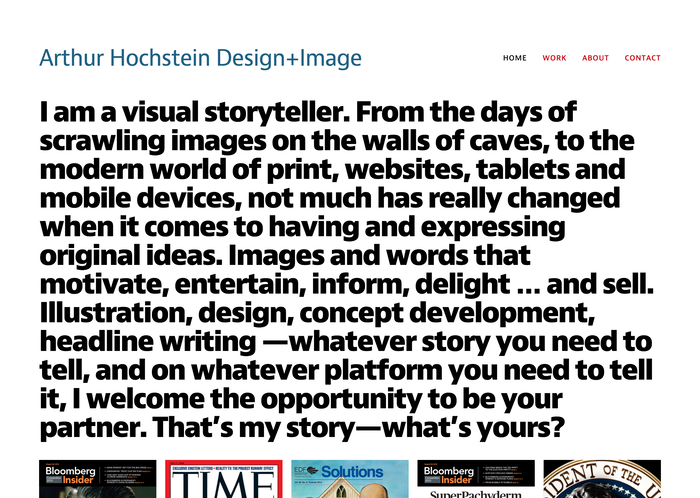 Arthur Hochstein portfolio site 1