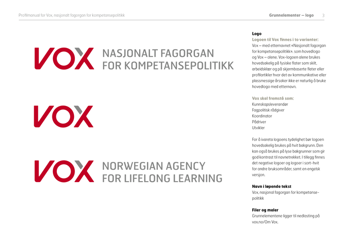 Vox: Nasjonalt Fagorgan for Kompetansepolitikk 2