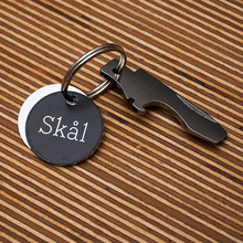 “Skål” keychain bottle opener