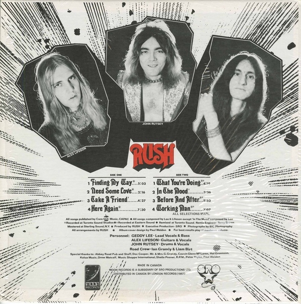 Rush – Rush album art 2