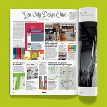 “You Only Design Once” column in <cite>IL</cite> magazine