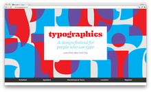 Typographics 2016 website