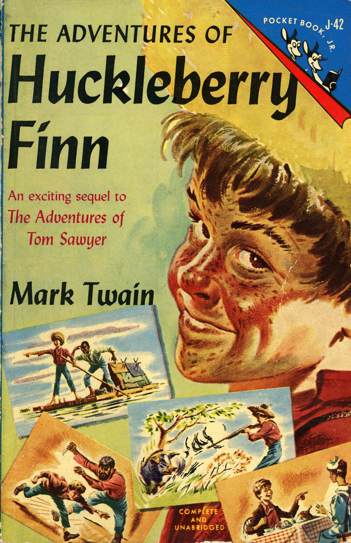 huckleberry finn book cover