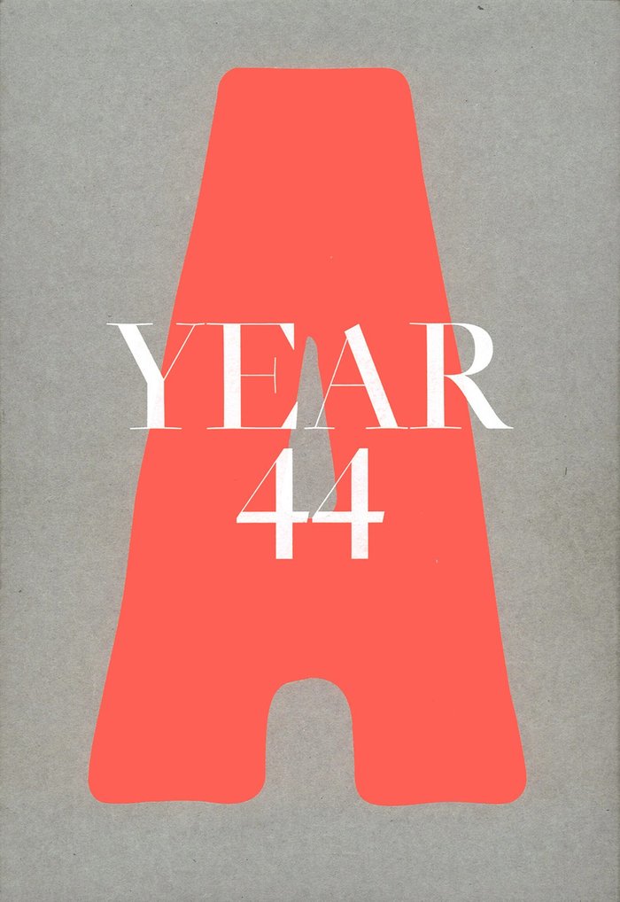 Cover of Art Basel Year 44, the first edition to be designed by Gavillet & Rust and published by JRP Ringier.