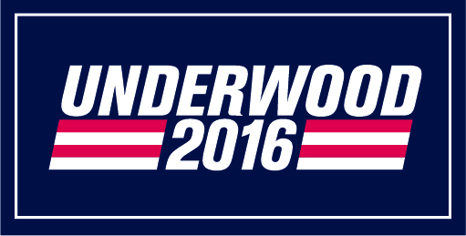 House of Cards: Frank Underwood presidential campaign, 2016 - Fonts In Use