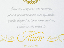 Mariel & Pablo wedding invitations