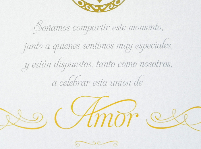 Mariel & Pablo wedding invitations 2