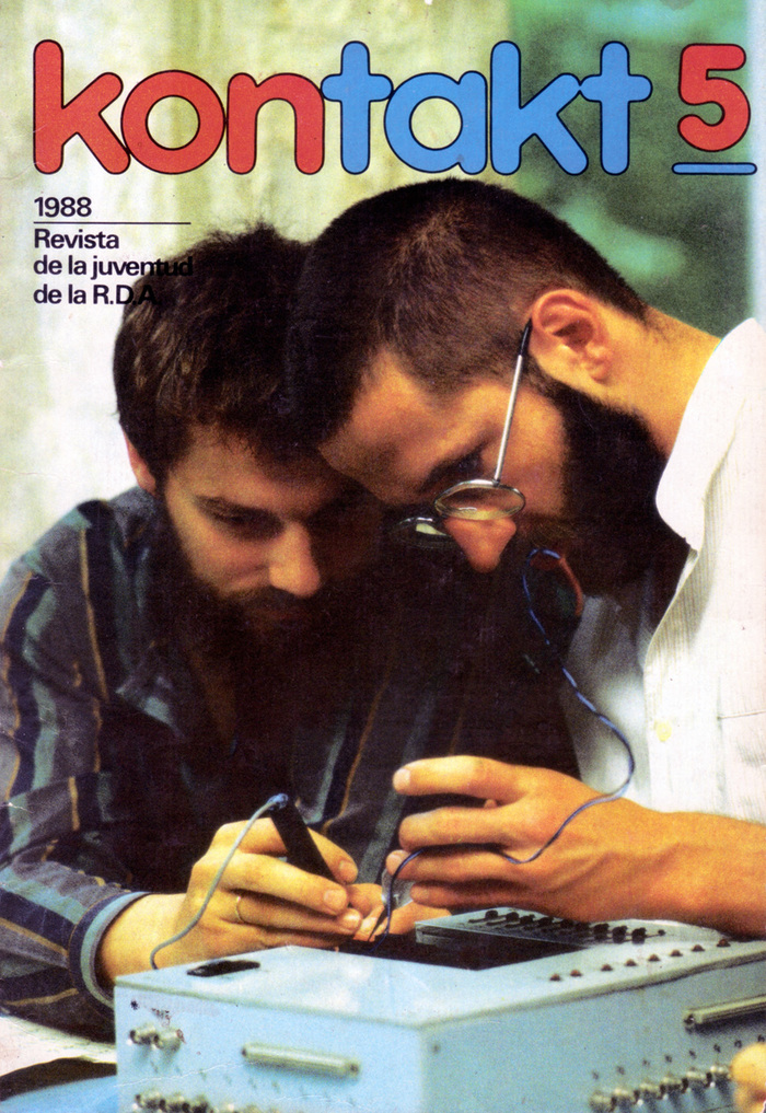Spanish edition of Kontakt magazine, 1988

Revista de la juventud de la R.D.A. (Youth magazine from the GDR)

Photographer: Wolfgan Türk
