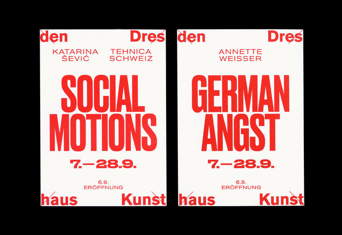 Kunsthaus Dresden: Social Motions / Demotape / German Angst 2