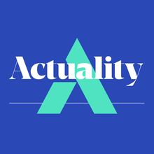 <cite>Actuality</cite> podcast logo