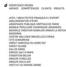 Didier Saco Design website