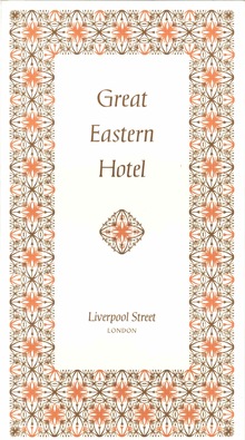 British Transport Hotels menu cards