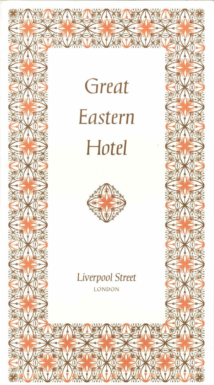 British Transport Hotels menu cards 1