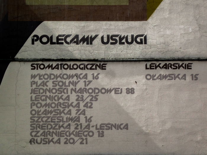 Polecamy usługi / Stomatologiczne / Lekarskie [We recommend the following services / Dental / Medical]