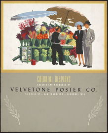 Velvetone Poster Co. advertisting poster