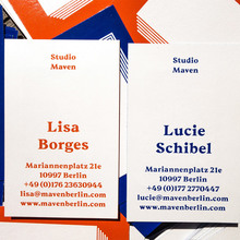 Studio Maven business cards