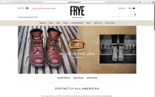 The Frye Company website