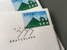 Slovakia EU Presidency post stamps