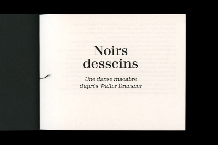 Noirs Desseins 2