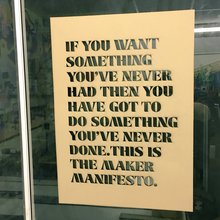 Maker Manifesto poster v2.0