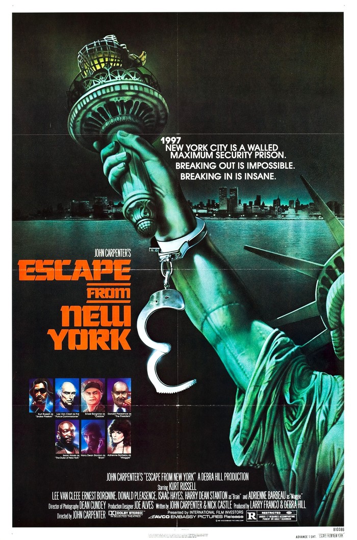 Escape from New York movie posters 1