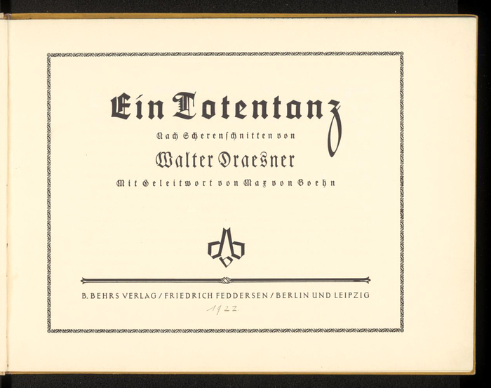 Ein Totentanz by Walter Draesner 3