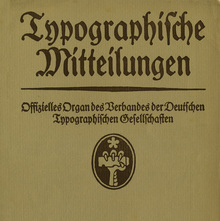 <cite>Typographische Mitteilungen</cite>, Vol. 11, No. 9, September 1914