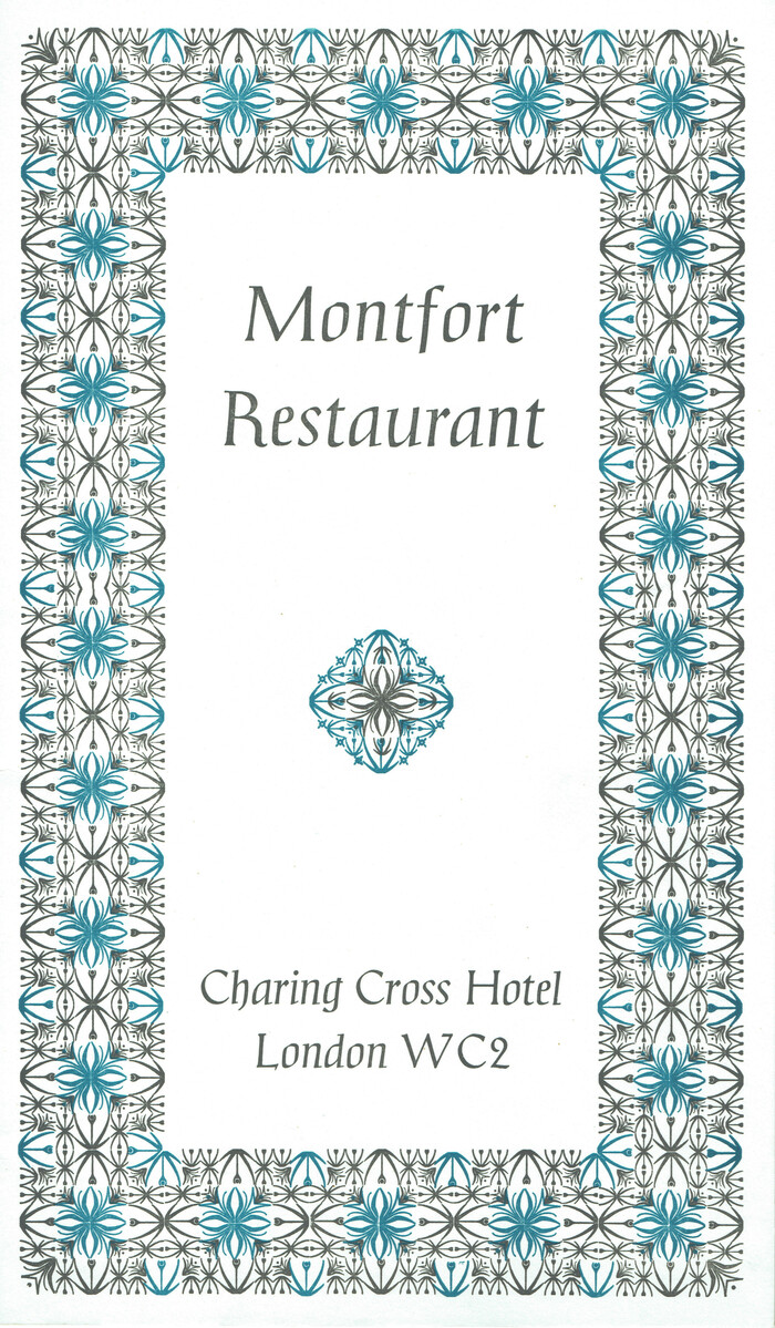 British Transport Hotels menu cards 2