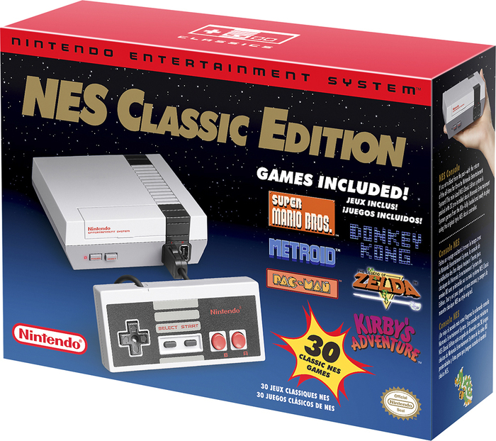 Nintendo Entertainment System NES Classic Edition packaging 1