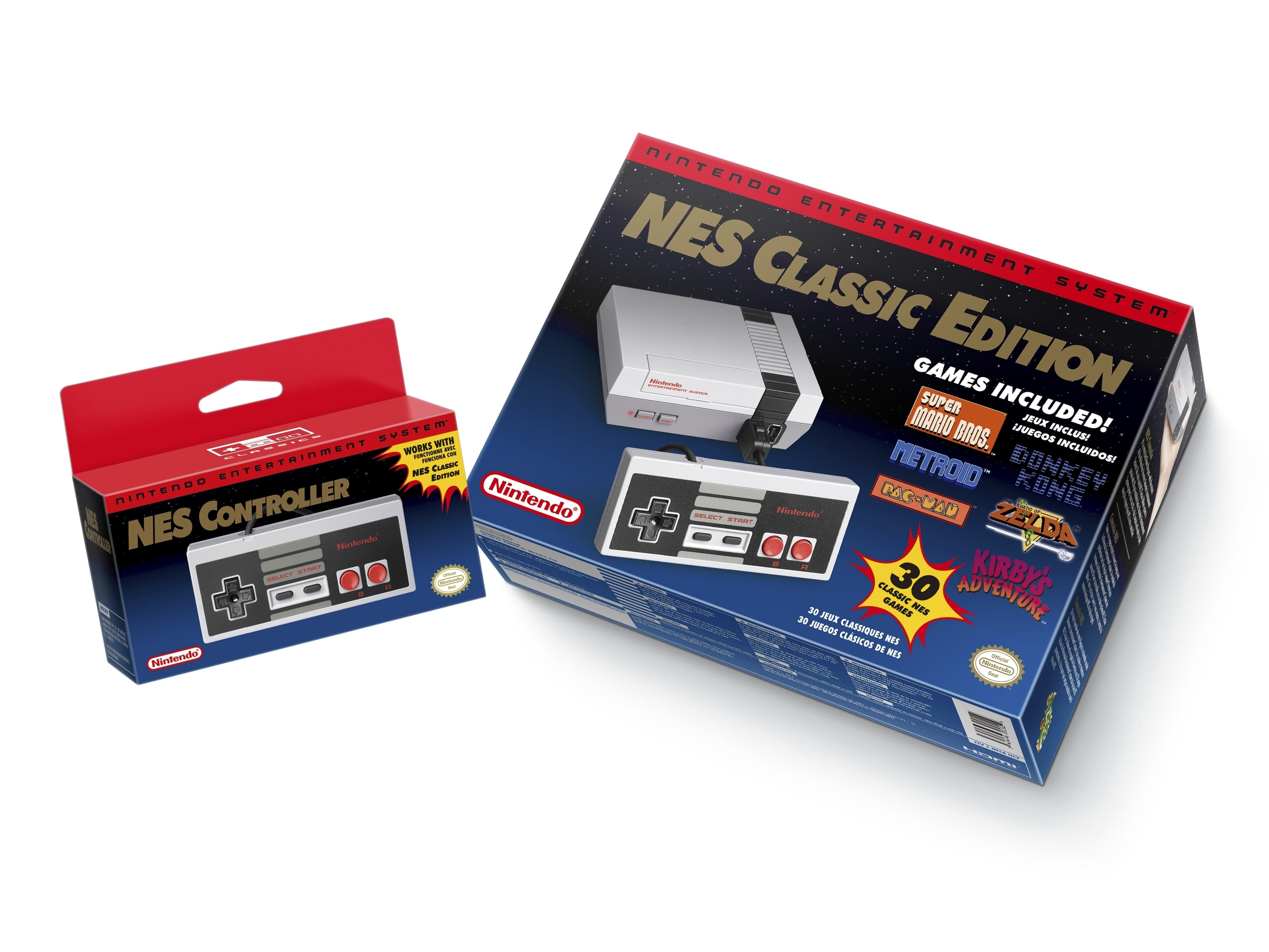 Nintendo Entertainment System Nes Classic Edition Packaging Fonts In Use