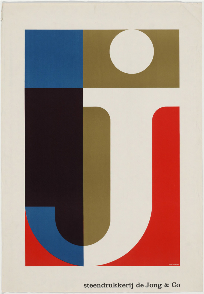 Poster designed by Otto Treumann in 1957.