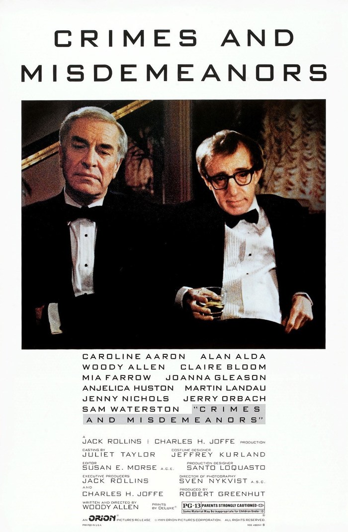 Crimes and Misdemeanors movie poster 1