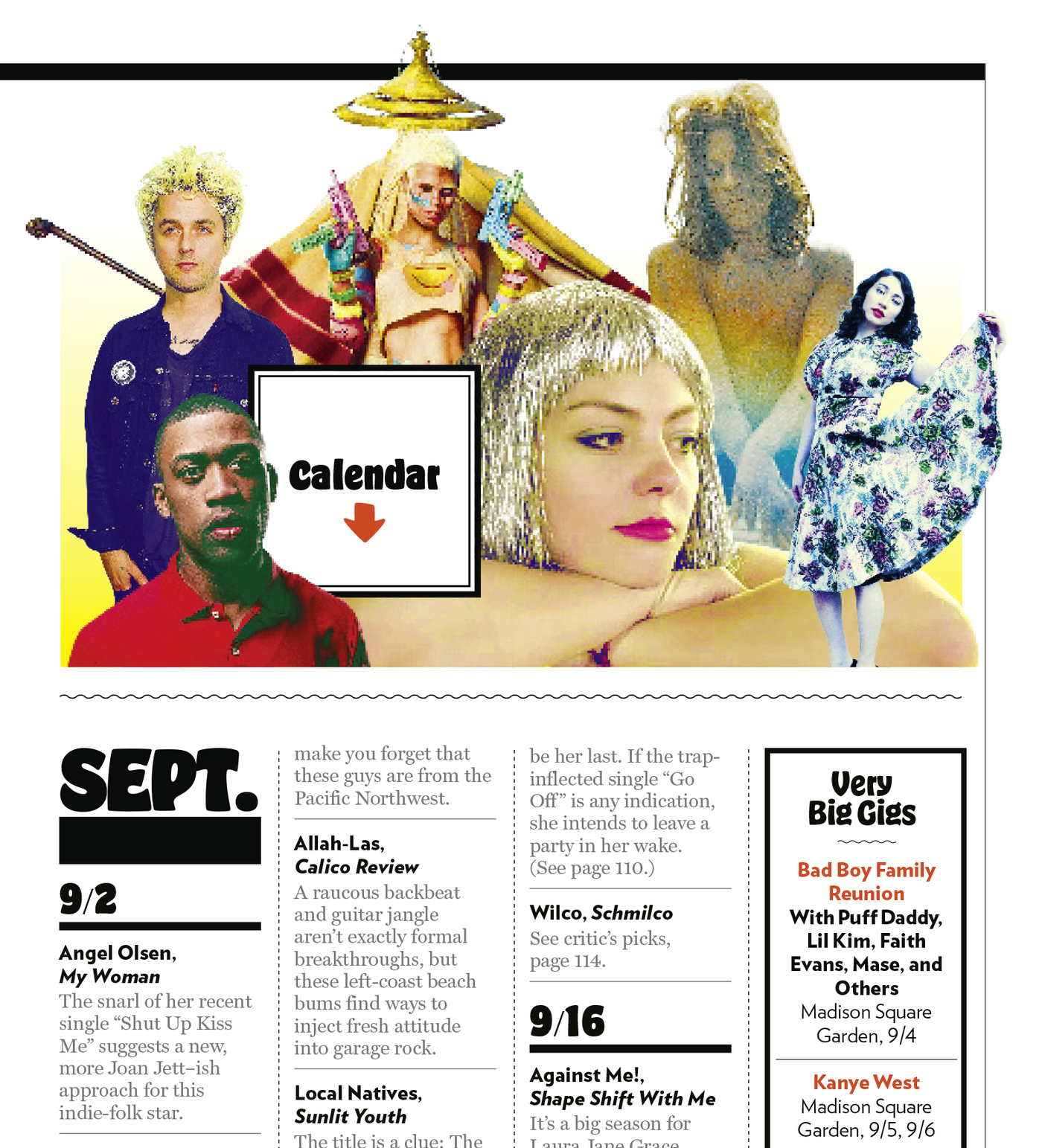 New York magazine, Culture Pages, Fall Preview 2016 - Fonts In Use