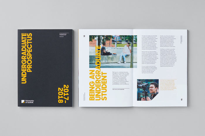 University of Suffolk brand identity 3