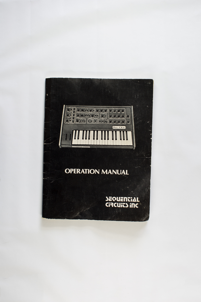 original sequential circuits pro one operation manual