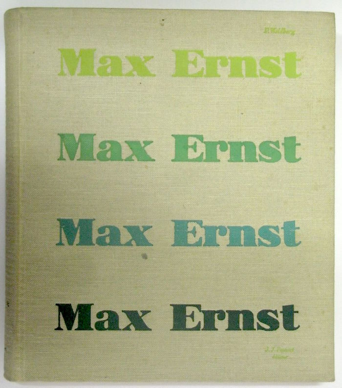 Patrick Waldberg – Max Ernst book cover 1