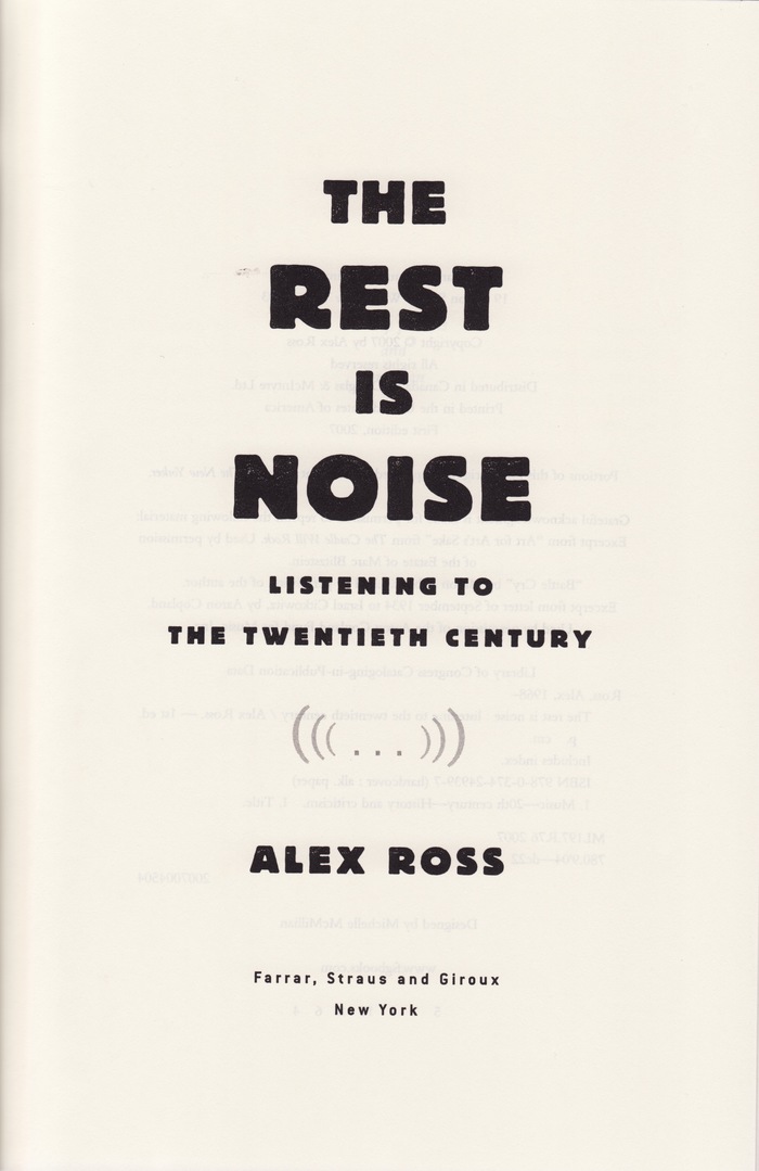The Rest is Noise by Alex Ross 2