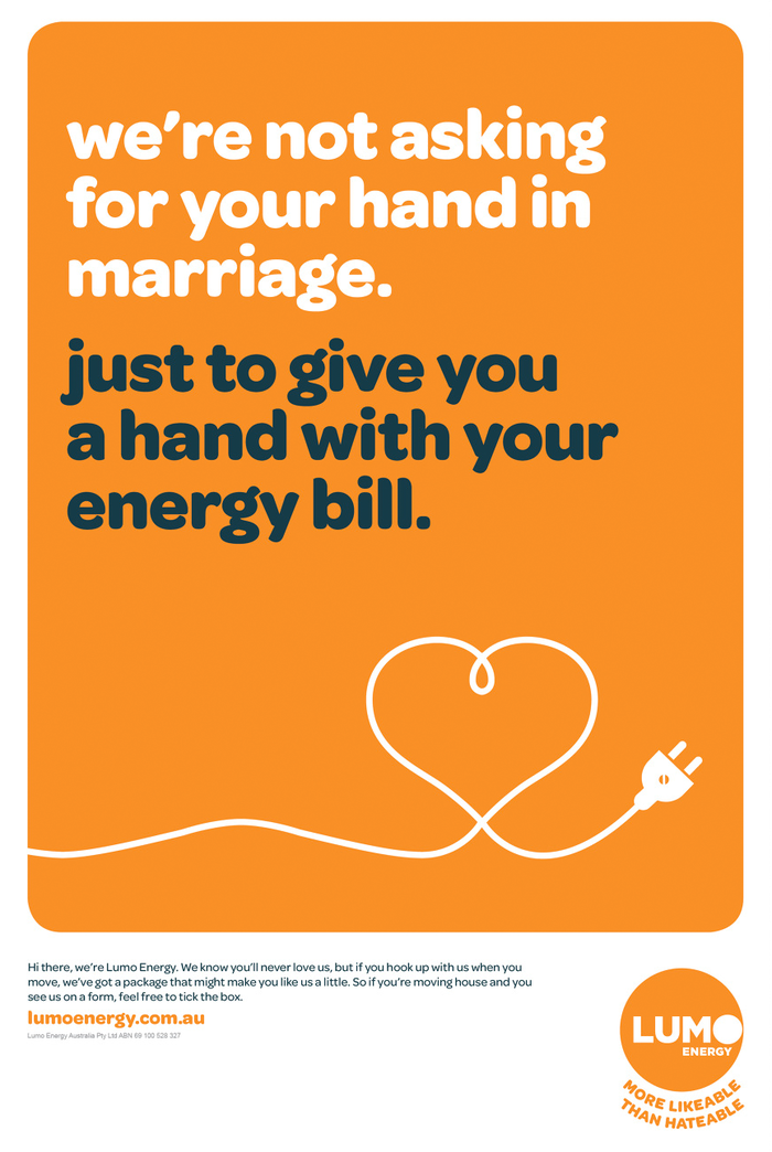 Ad by Janet & Katie for Lumo Energy