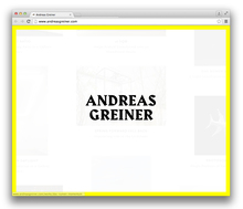 Andreas Greiner website
