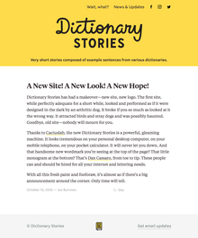 <cite>Dictionary Stories</cite> website