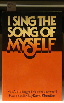 <cite>I Sing the Song of Myself</cite>, 1st edition