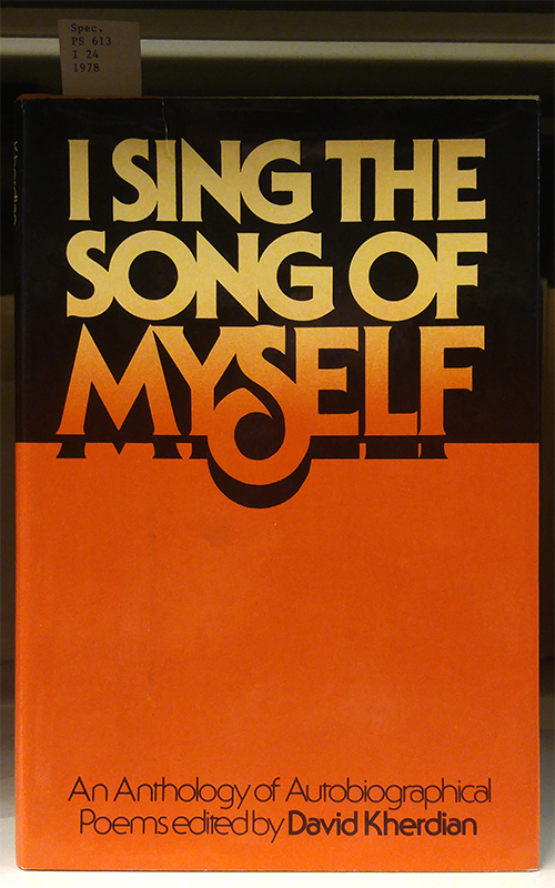 I Sing the Song of Myself, 1st edition