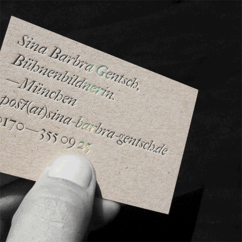 Sina Gentsch business cards 3