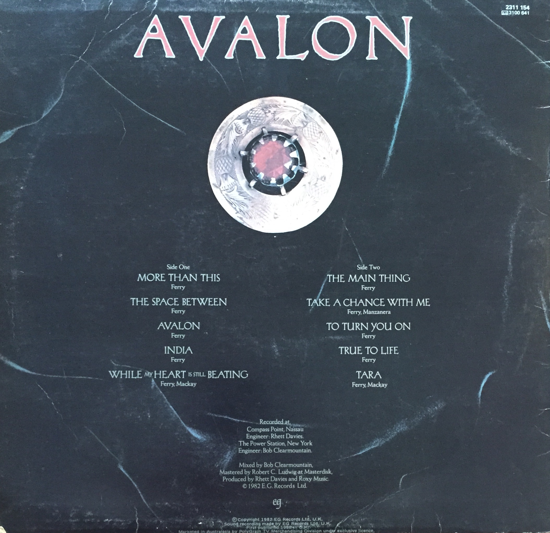 Avalon By Roxy Music Fonts In Use