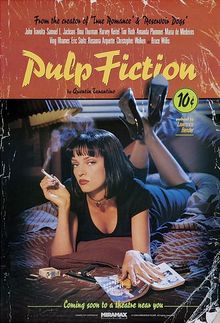 <cite>Pulp Fiction</cite> movie poster