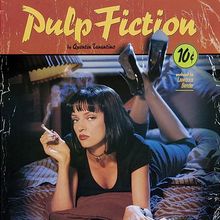 <cite>Pulp Fiction</cite> movie poster