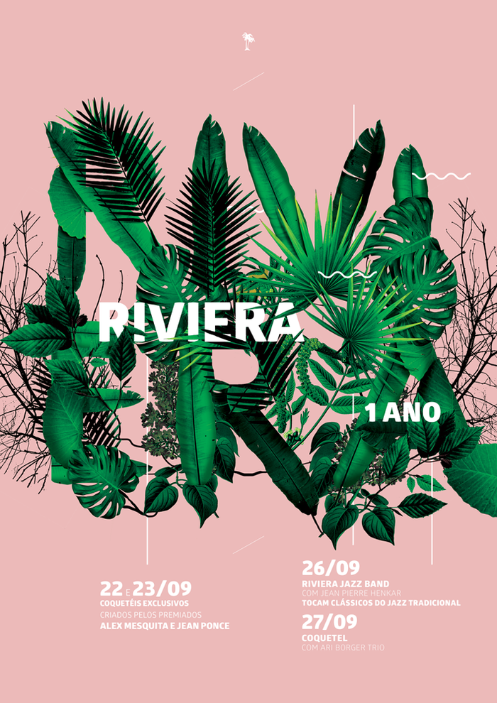 Poster made for 1 year anniversary of the riviera

http://www.behance.net/gallery/23551539/Riviera-1-ano